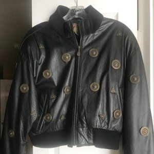 Leather Bomber Jacket